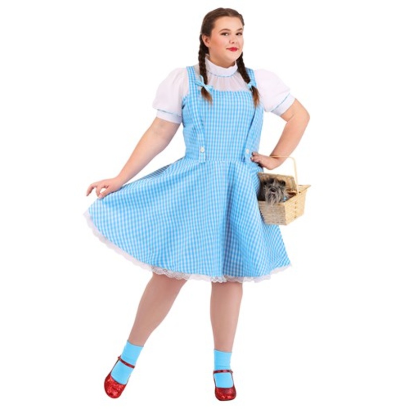 Women's Plus Size Wizard of Oz Dorothy Costume 1X