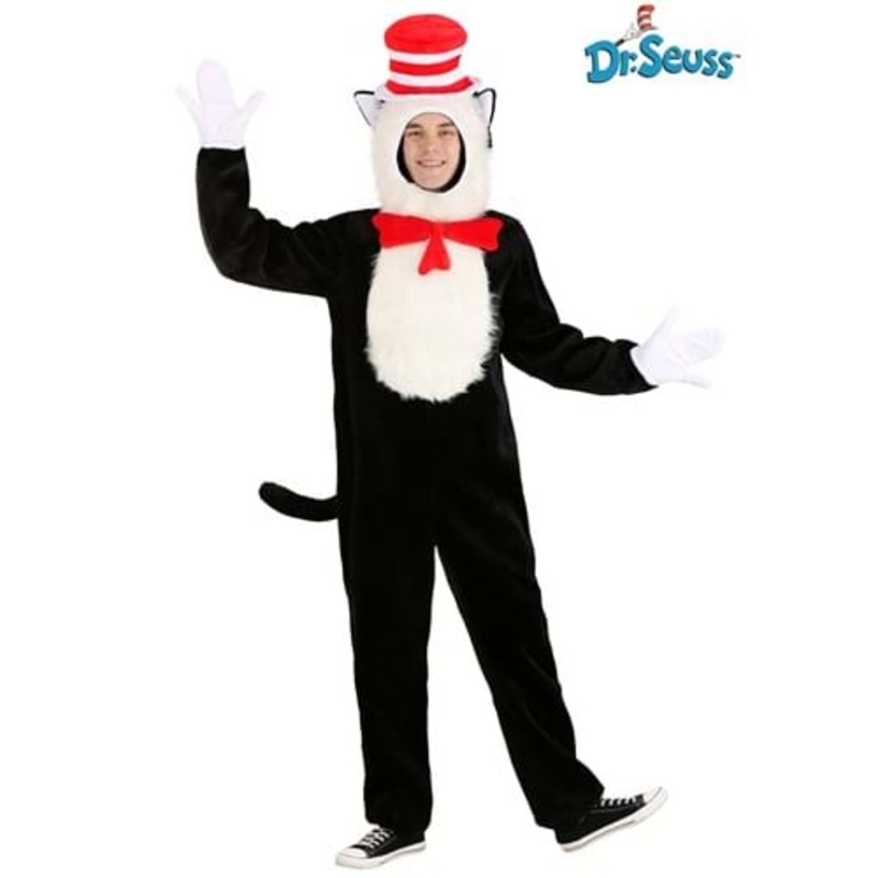 Adult Cat in the Hat Premium Costume X-Small
