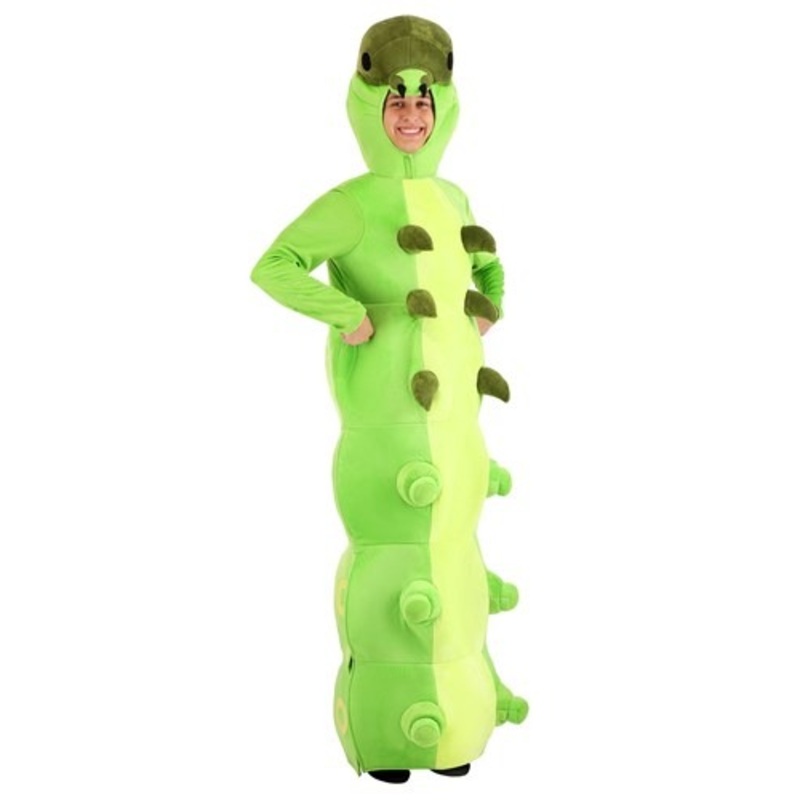 Adult Green Caterpillar Costume Small