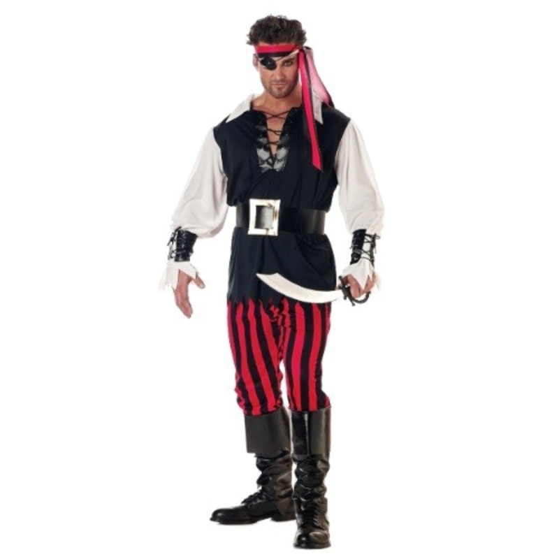 Cutthroat Pirate Costume for Men Small