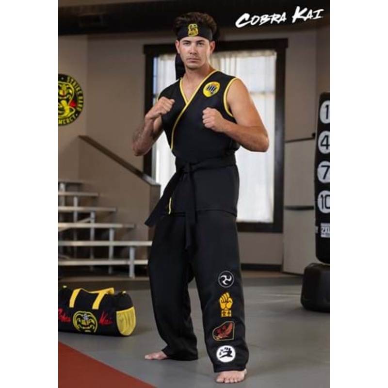 Karate Kid Cobra Kai Costume for Men X-Small