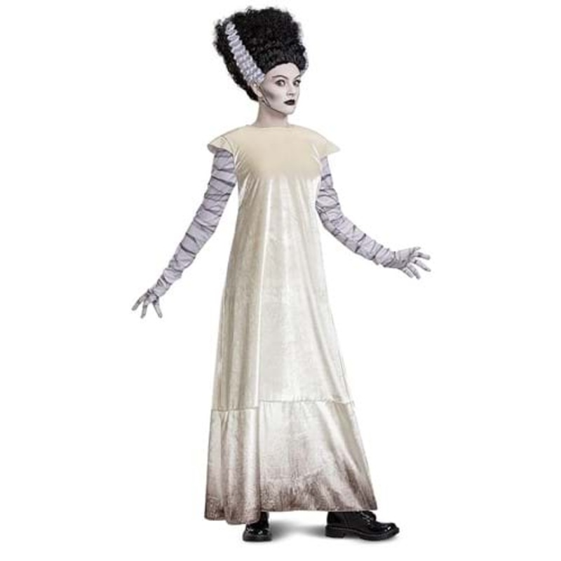 Monsters Deluxe Bride of Frankenstein Costume for Adults Medium