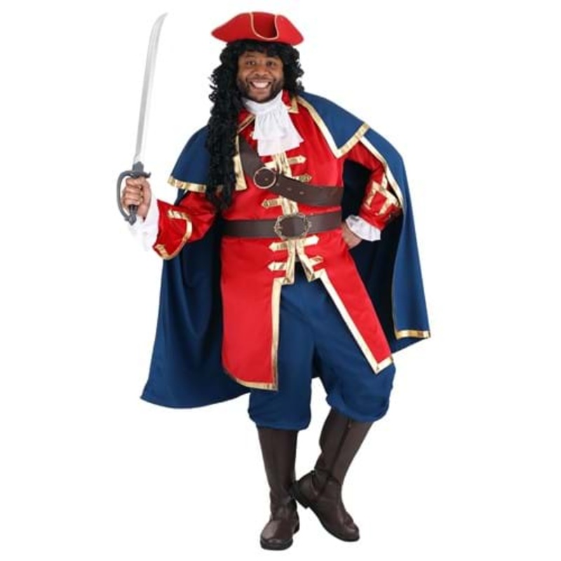 Plus Size Deluxe Rum Buccaneer Men's Costume 2X