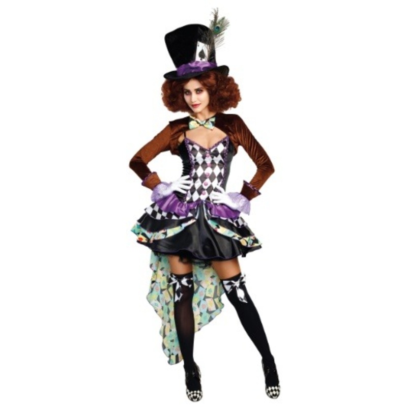 Raving Mad Hatter Costume for Women X-Small