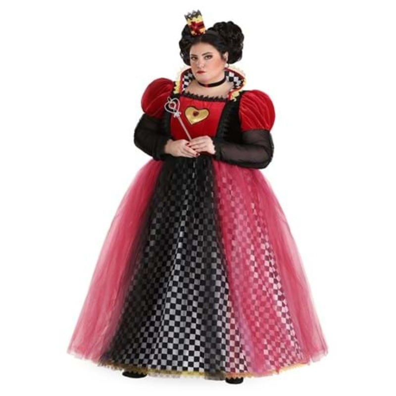 Ravishing Queen of Hearts Plus Size Costume 1X
