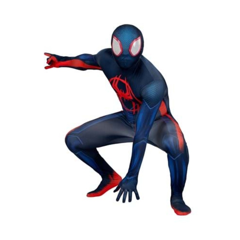 Spider-Verse 2 Miles Morales Costume for Men Small