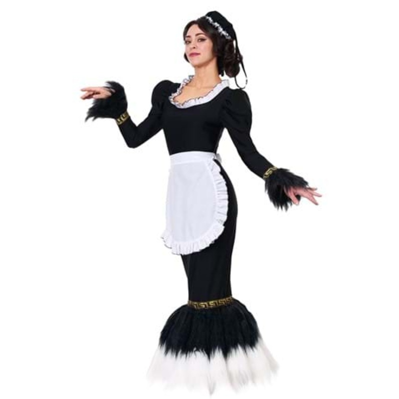Women's French Feather Duster Costume X-Small
