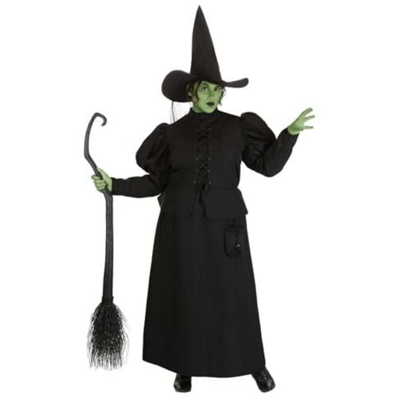 Women's Plus Size Wizard of Oz Wicked Witch Costume Dress 1X