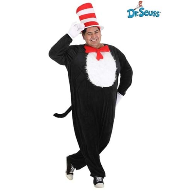 Cat in the Hat Plus Size Adult Costume 1X