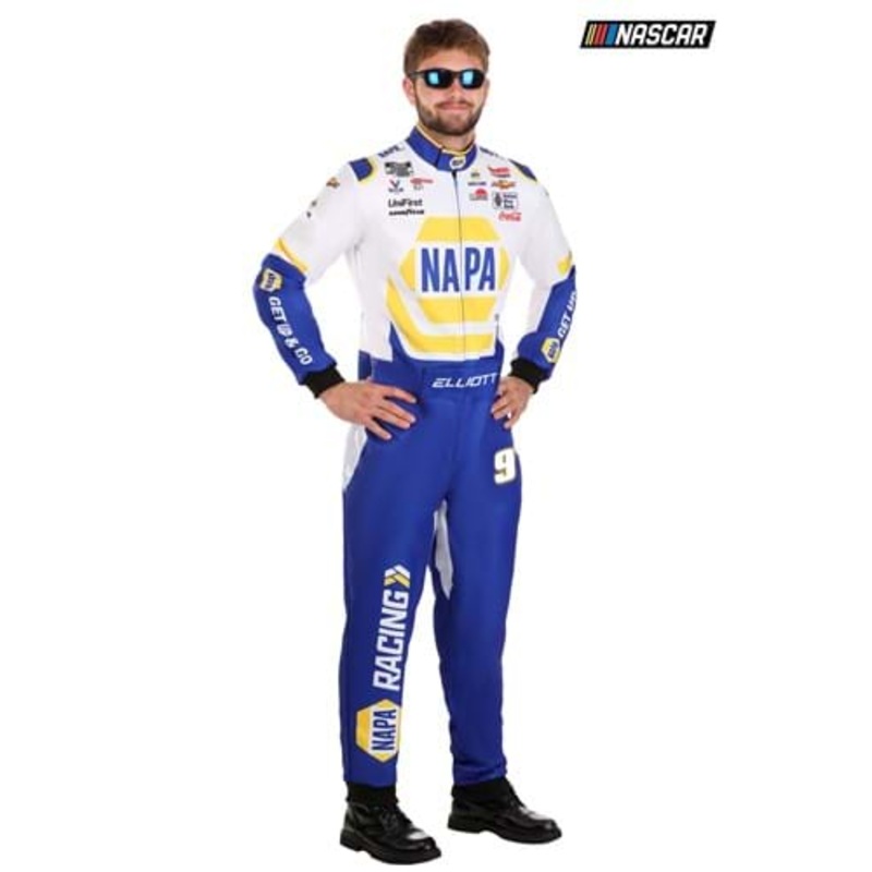 Chase Elliott New NAPA Uniform NASCAR Men's Costume Small