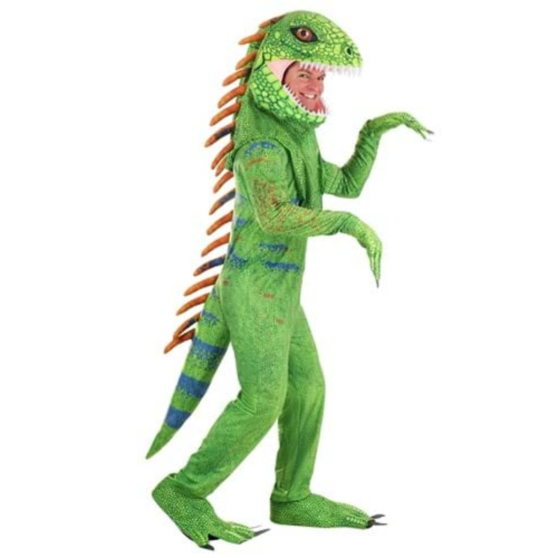 Green Iguana Costume for Adults X-Small