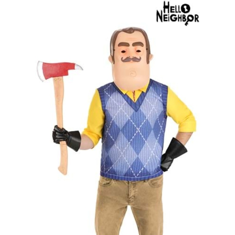 Hello Neighbor Costume for Men Small